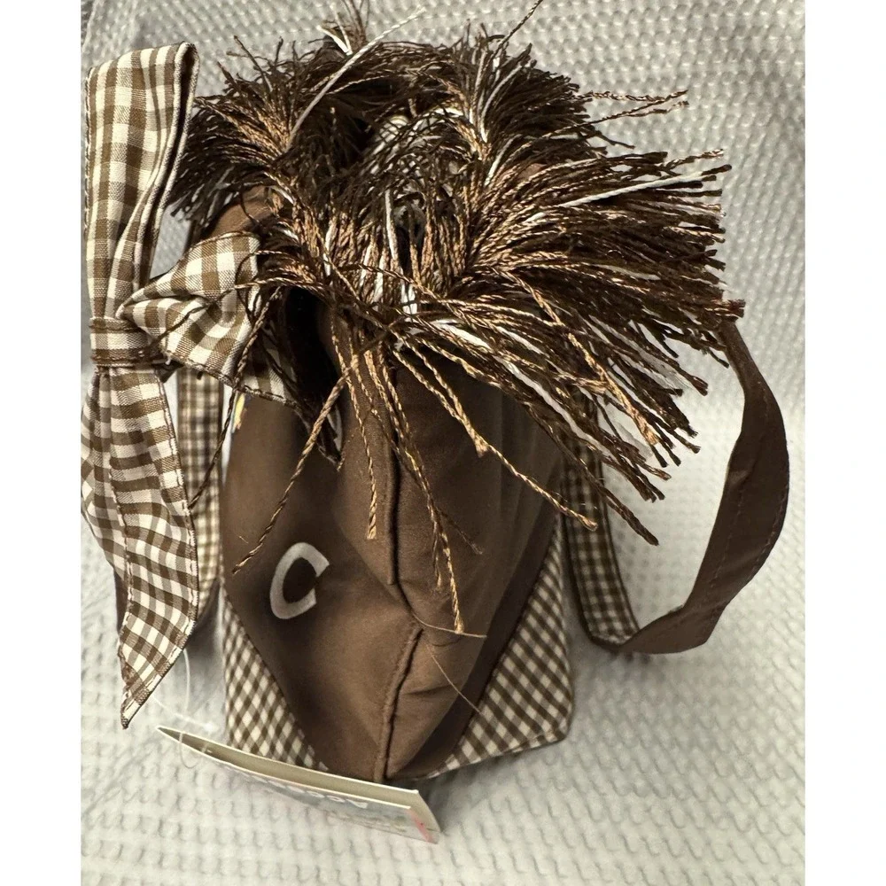 Abetta Accessories Western Fringe Tote Brown Gingham Cowboy Boot Floral‎ NWT Bag